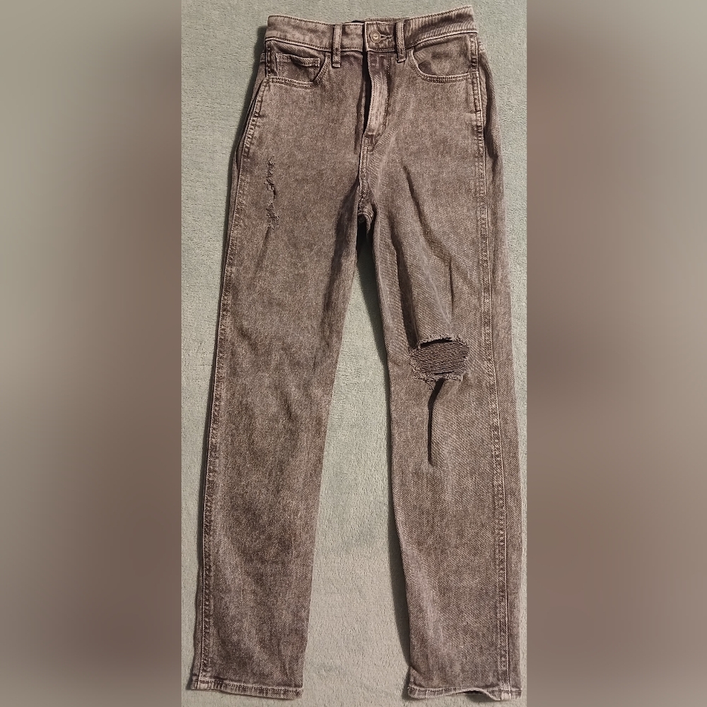 5/$25 Hollister Ulta High Rise Mom Jean